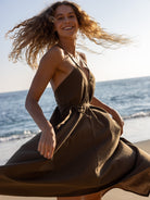 Sage Maxi Dress - Khaki Green