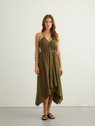 Sage Maxi Dress - Khaki Green