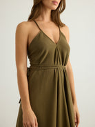 Sage Maxi Dress - Khaki Green
