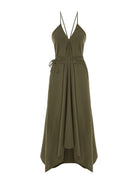 Sage Maxi Dress - Khaki Green