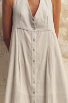 The Handloom-Sahara Sun Maxi Dress Baby Blue-Elbise-5-Milagron.com