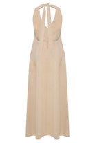 The Handloom-Sahara Sun Maxi Dress Natural-Elbise-10-Milagron.com