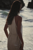 The Handloom-Siesta Dress Oatmeal-Elbise-3-Milagron.com