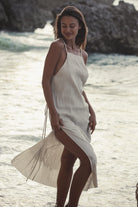 The Handloom-Siesta Dress Oatmeal-Elbise-6-Milagron.com