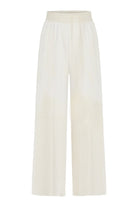 The Handloom-Skye Palazzo Pants Natural With Gold Stripes-Pantolon-5-Milagron.com