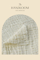 The Handloom-Skye Palazzo Pants Natural With Gold Stripes-Pantolon-6-Milagron.com