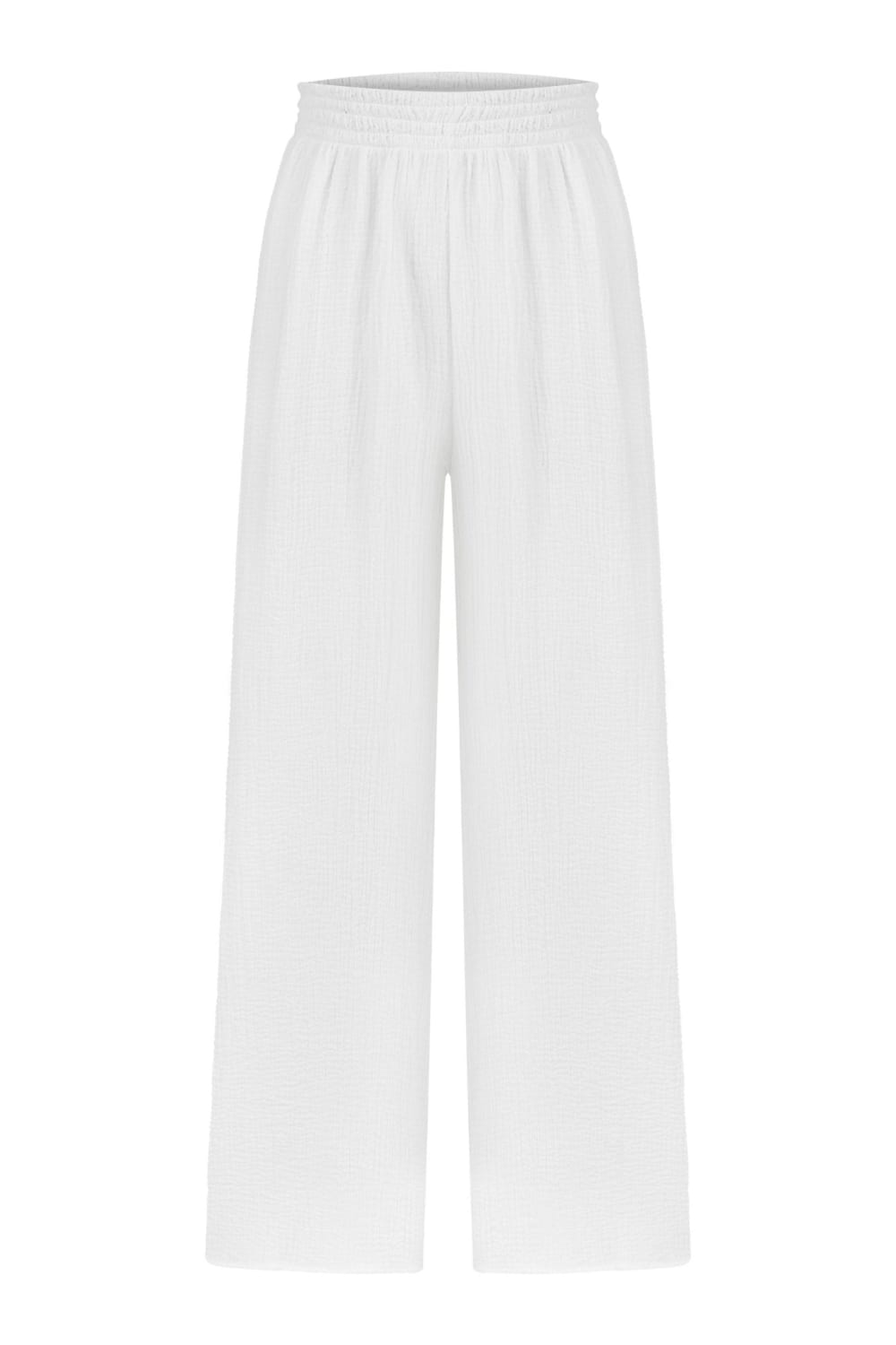 The Handloom-Skye Palazzo Pants White-Pantolon-6-Milagron.com