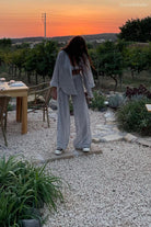 The Handloom-Voyage Set Black Stripes-Alt - Üst Takım-6-Milagron.com