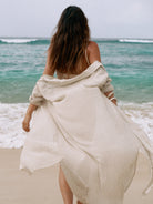 The Handloom-Voyage Shirt Dress Khaki Green Stripes-Elbise-1-Milagron.com