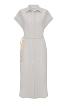 The Handloom-Zaya Shirt Dress Baby Blue-Elbise-7-Milagron.com