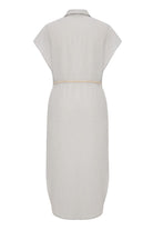 The Handloom-Zaya Shirt Dress Baby Blue-Elbise-8-Milagron.com