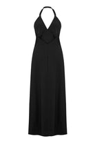 The Handloom-Zoe Maxi Dress Black-Elbise-10-Milagron.com