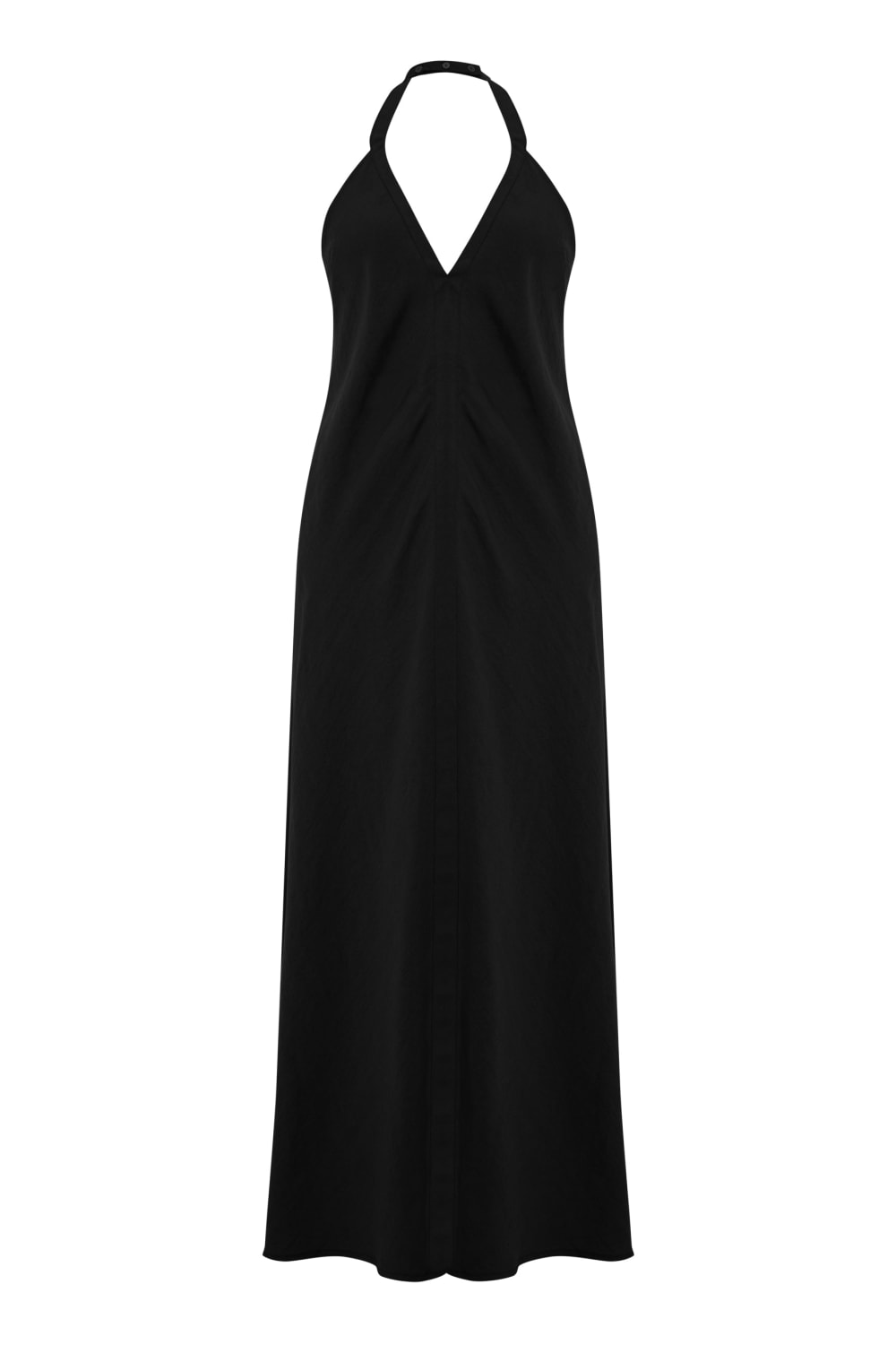 The Handloom-Zoe Maxi Dress Black-Elbise-9-Milagron.com