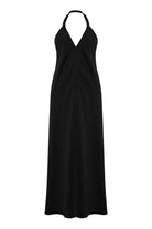 The Handloom-Zoe Maxi Dress Black-Elbise-9-Milagron.com