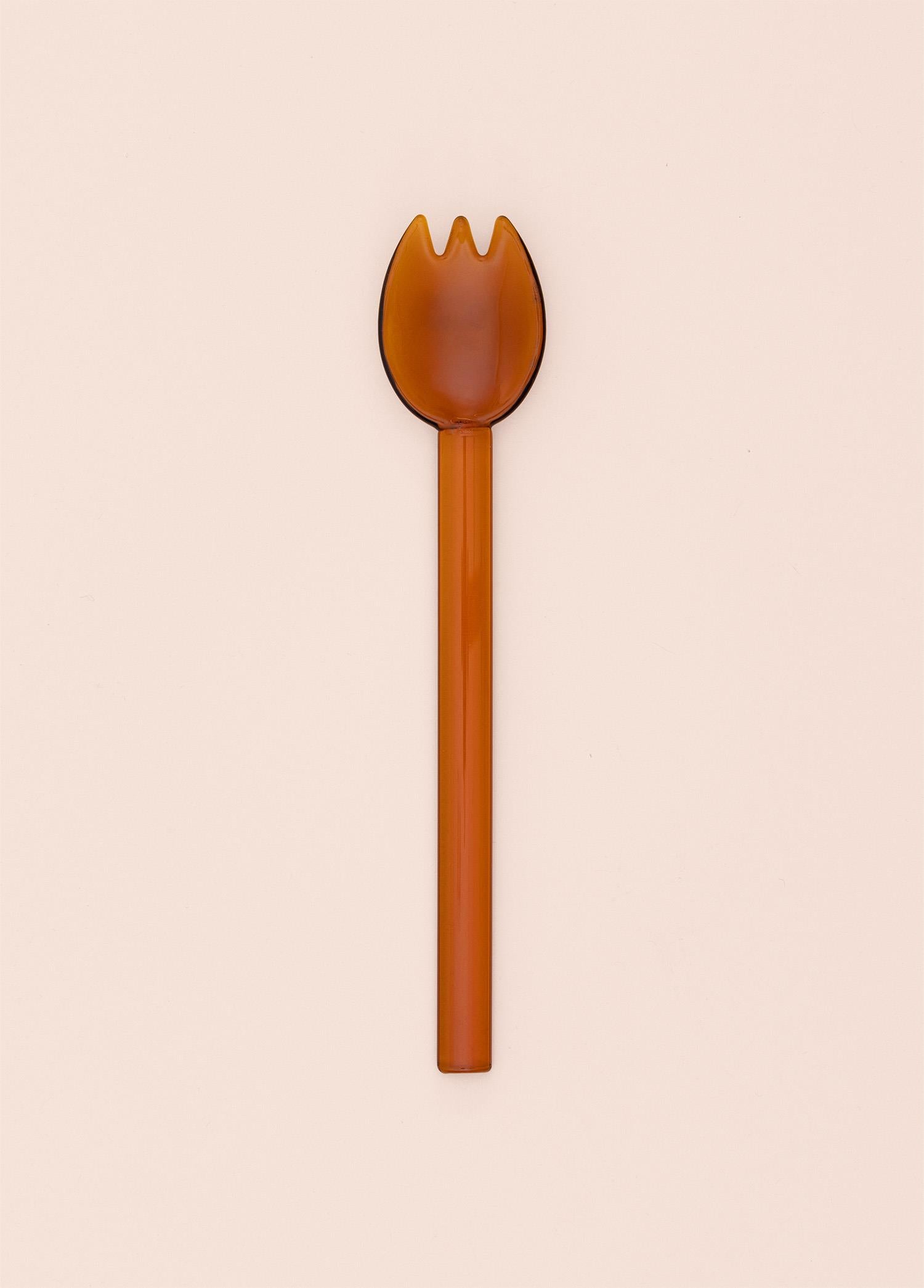 Abiete Dondurma Ve Tatlı Kaşığı Amber 6Lı Set