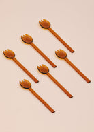 Abiete Dondurma Ve Tatlı Kaşığı Amber 6Lı Set