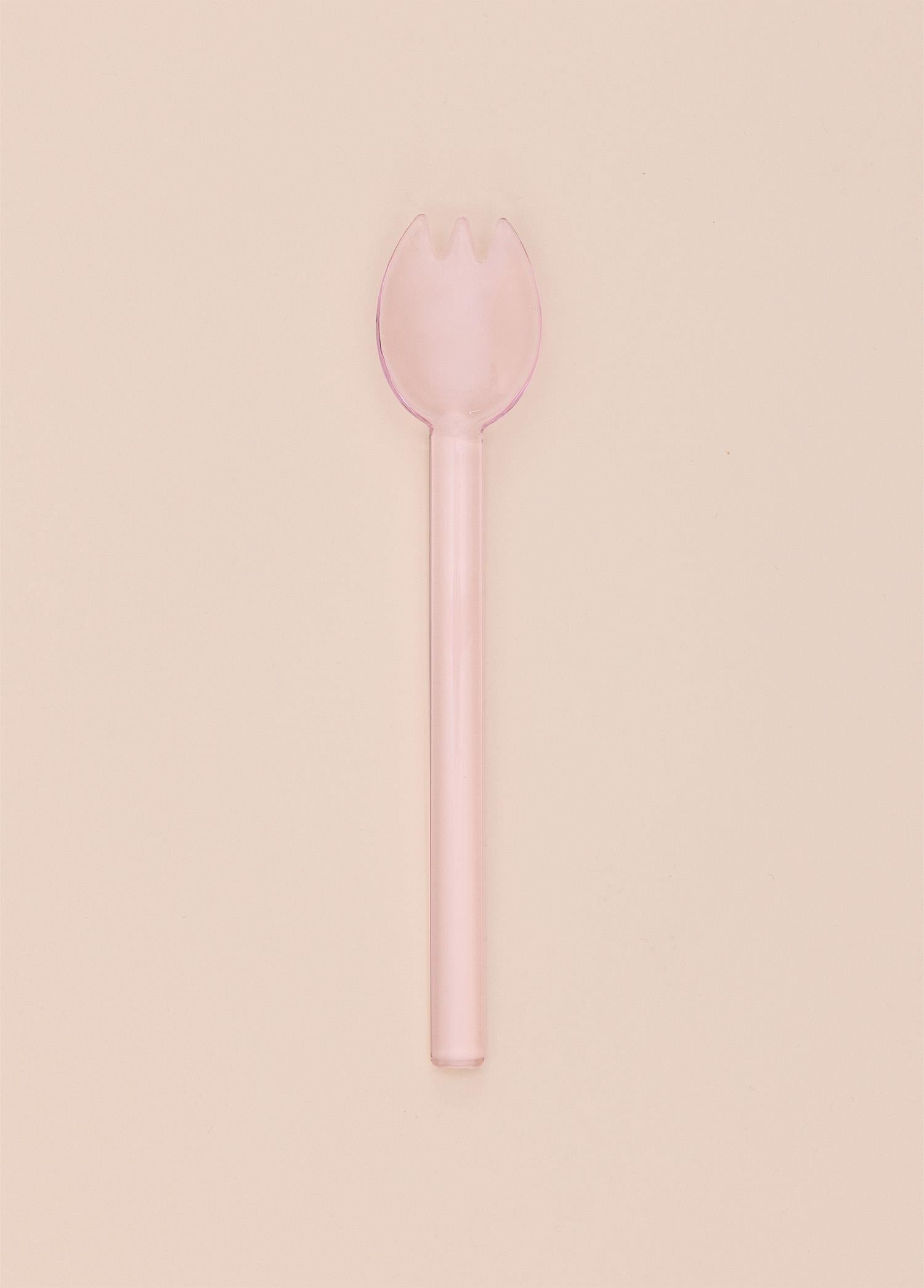 Abiete Dondurma Ve Tatlı Kaşığı Pembe 6Lı Set