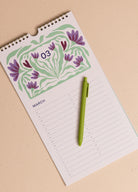 Ajanda Bırthday Calendar Yeşil