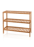 Bambu 3 Katlı Düzenleyici Dolap Raf Ayakkabılık 70X59X26 Cm