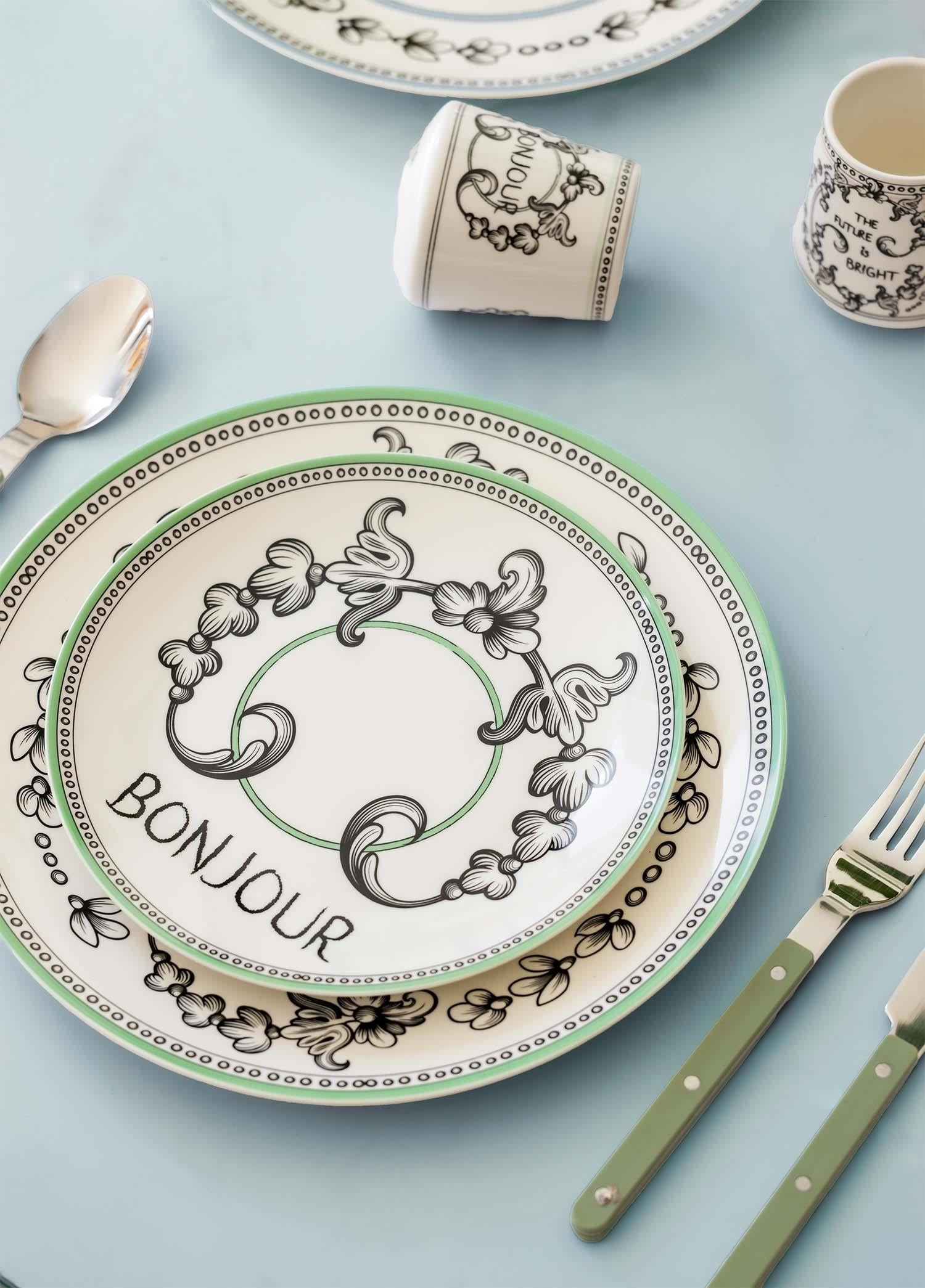Bonjour Pasta Tabağı 6 Kişilik