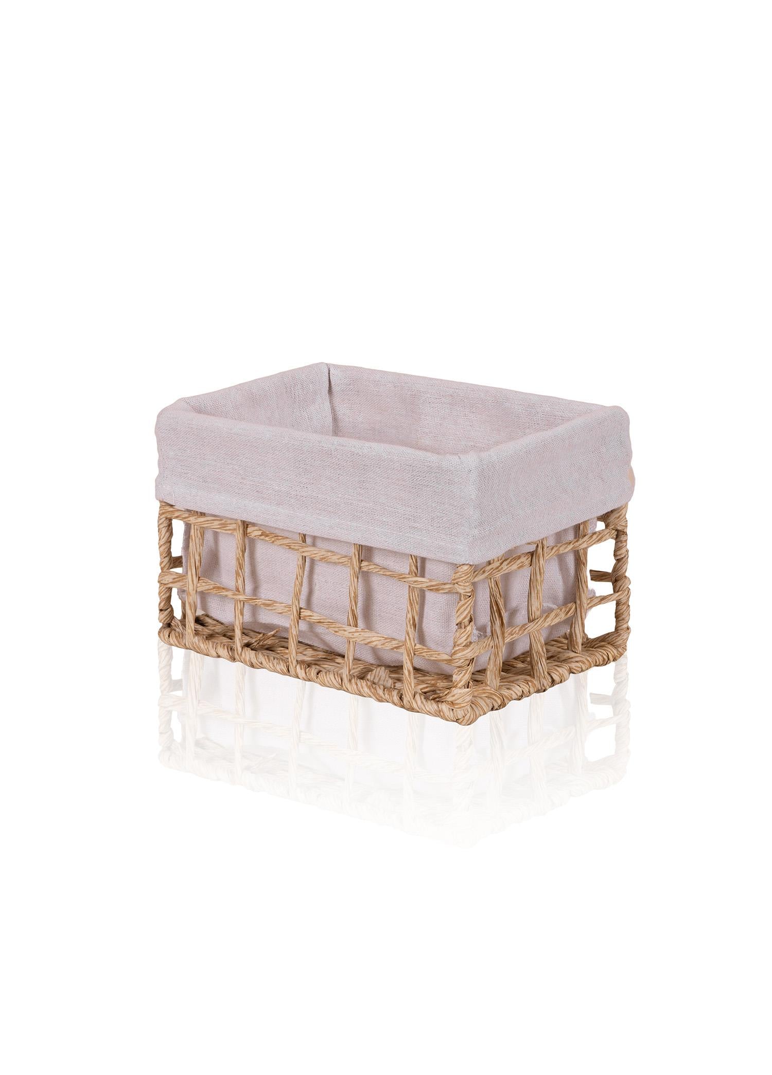 Braid Hasır Organizer Sepet Naturel 22X14X13 Cm