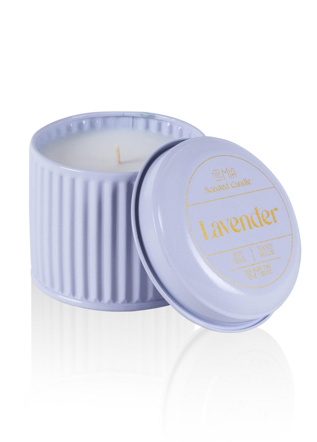 Calm Lavanta Kokulu Lila Kapaklı Mum 600 Gr 10X10