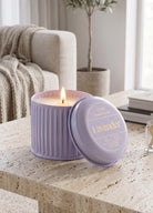 Calm Lavanta Kokulu Lila Kapaklı Mum 600 Gr 10X10