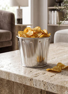 Cips Ve Popcorn Kasesi Krom 10 Cm