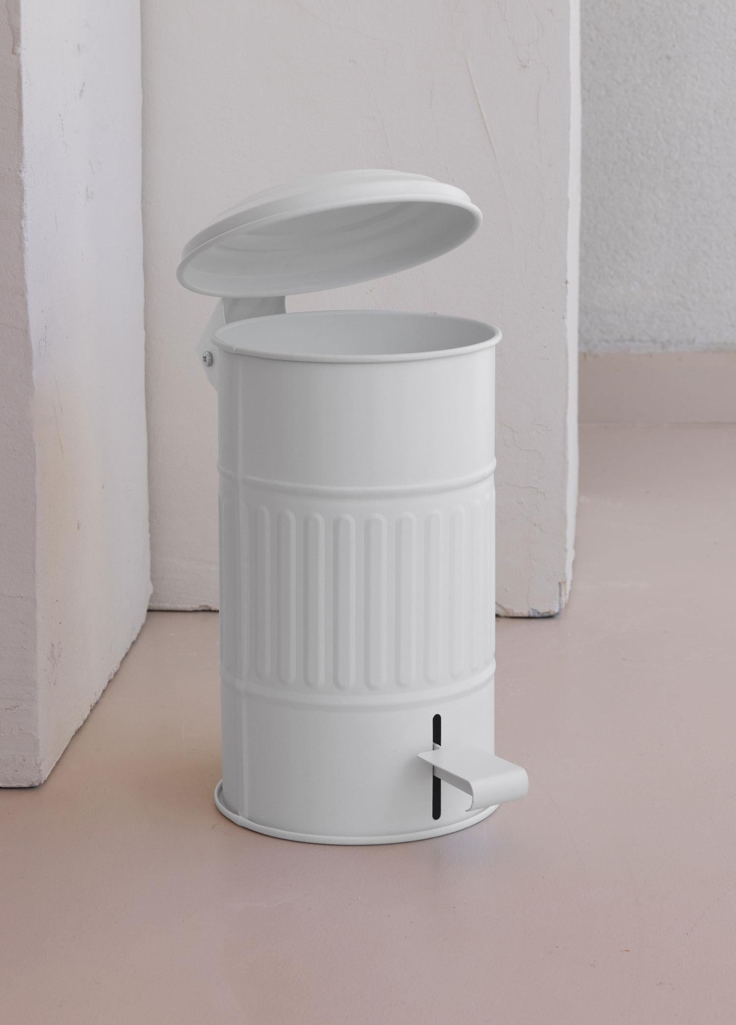 Çöp Kovası Banyo 5 Lt Beyaz Mgl0009