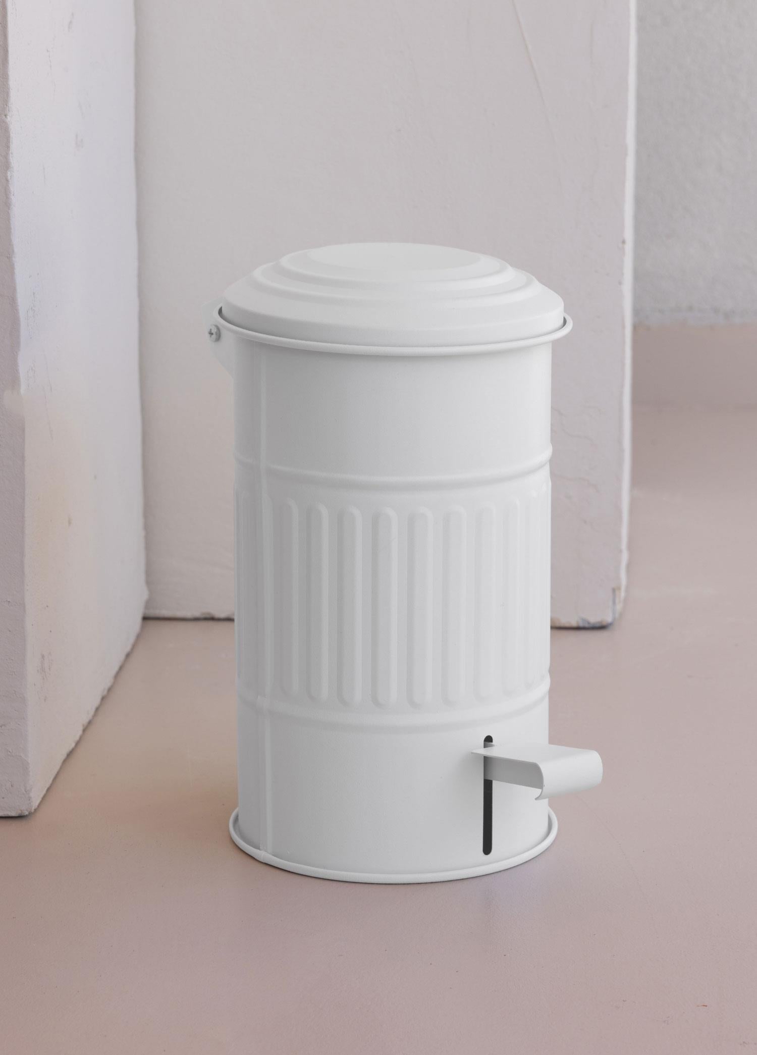 Çöp Kovası Banyo 5 Lt Beyaz Mgl0009