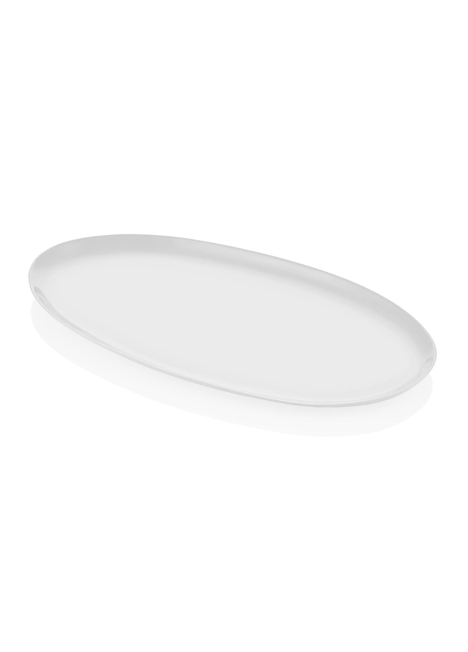 Cotta Limoges Oval Servis Tabağı Beyaz 43X22 Cm