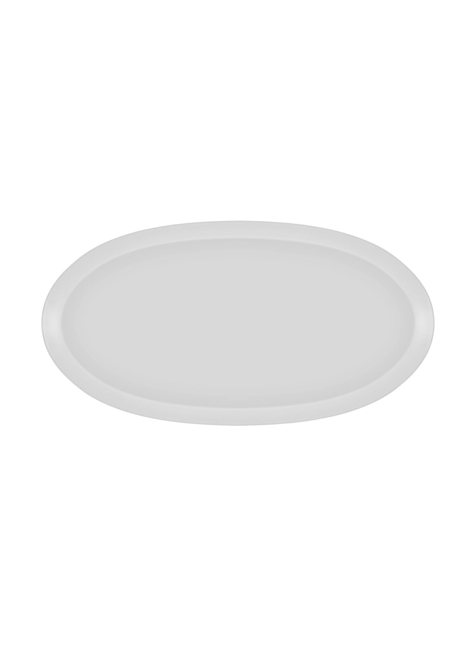 Cotta Limoges Oval Servis Tabağı Beyaz 43X22 Cm