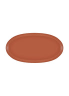 Cotta Limoges Oval Servis Tabağı Terracota 43X22Cm