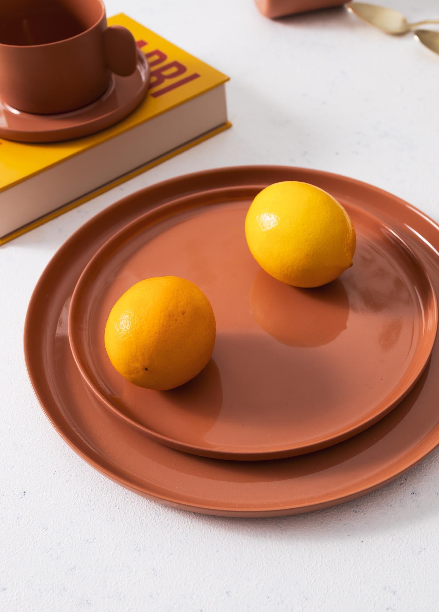 Cotta Limoges Pasta Tabağı Terracota 21 Cm