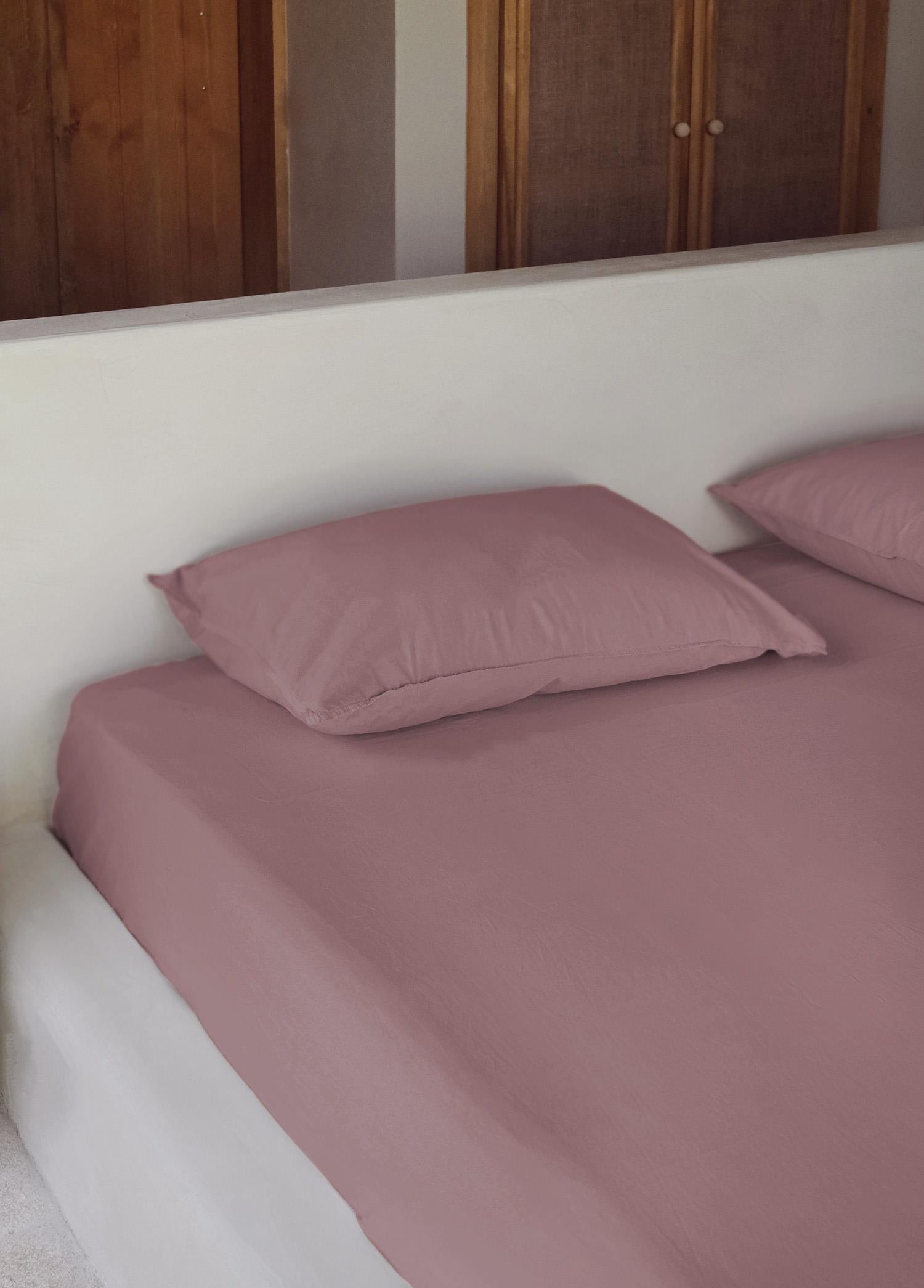 Cotta Old Rose Tek Kişilik Lastikli Çarşaf 200X100