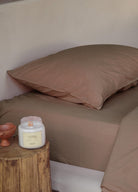 Cotta Wood Smooke Çift Kişilik Çarşaf 260X240 Cm