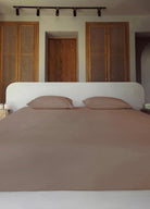 Cotta Wood Smooke Çift Kişilik Çarşaf 260X240 Cm