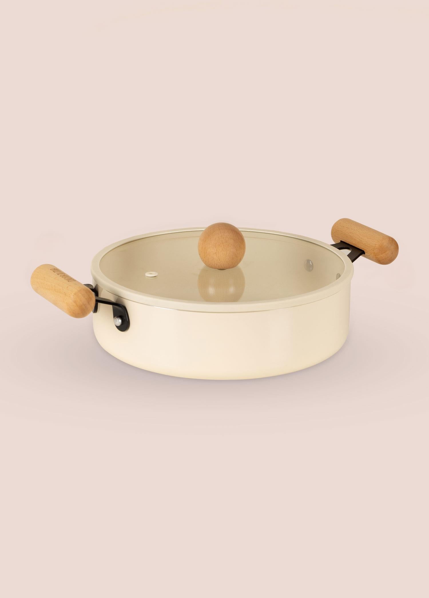 Cucina Di Mia Sığ Seramik Tencere 24 Cm