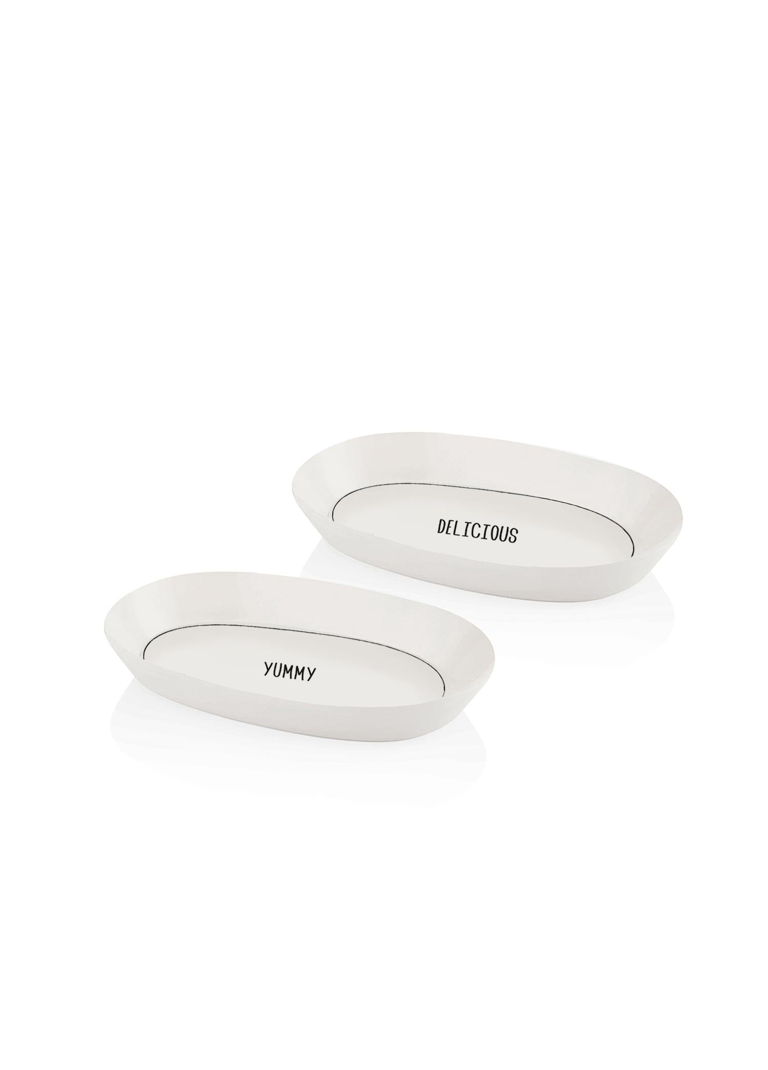 Daily Tunes Oval Servis Tabağı 2Li Set 26Cm