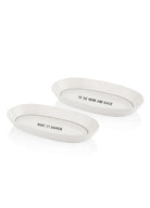 Daily Tunes Oval Servis Tabağı 2Li Set 29Cm