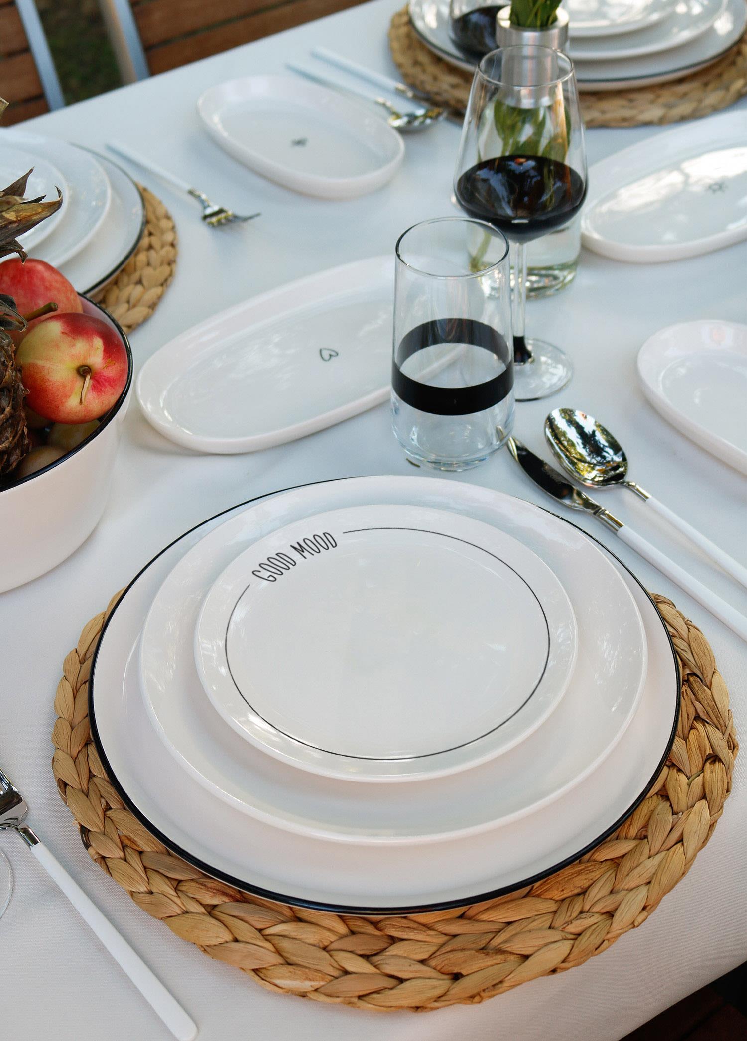 Daily Tunes Pasta Tabağı 6 Lı Set - 19 Cm