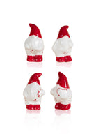 Dekoratif Askılı Biblo 4Lü Set 4X4X7 Cm