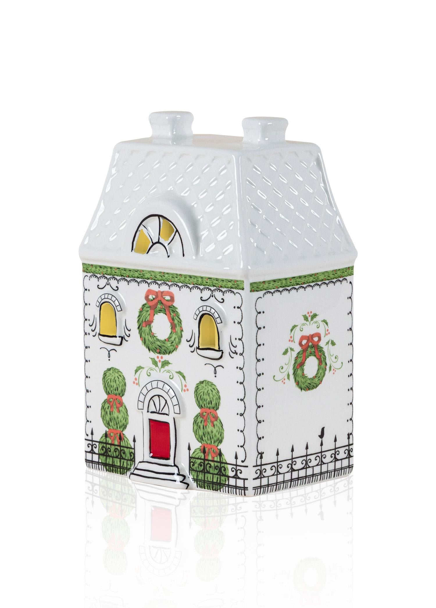 Dekoratif Led Işıklı Ev Biblo 10X7X15 Cm