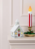 Dekoratif Led Işıklı Ev Biblo 13X11X22 Cm