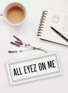 Dikdörtgen Servis Tabağı All Eyez On Me - 35X16 Cm