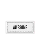 Dikdörtgen Servis Tabağı Awesome - 35 X 16 Cm