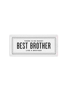 Dikdörtgen Servis Tabağı Best Brother - 35 X 16 Cm