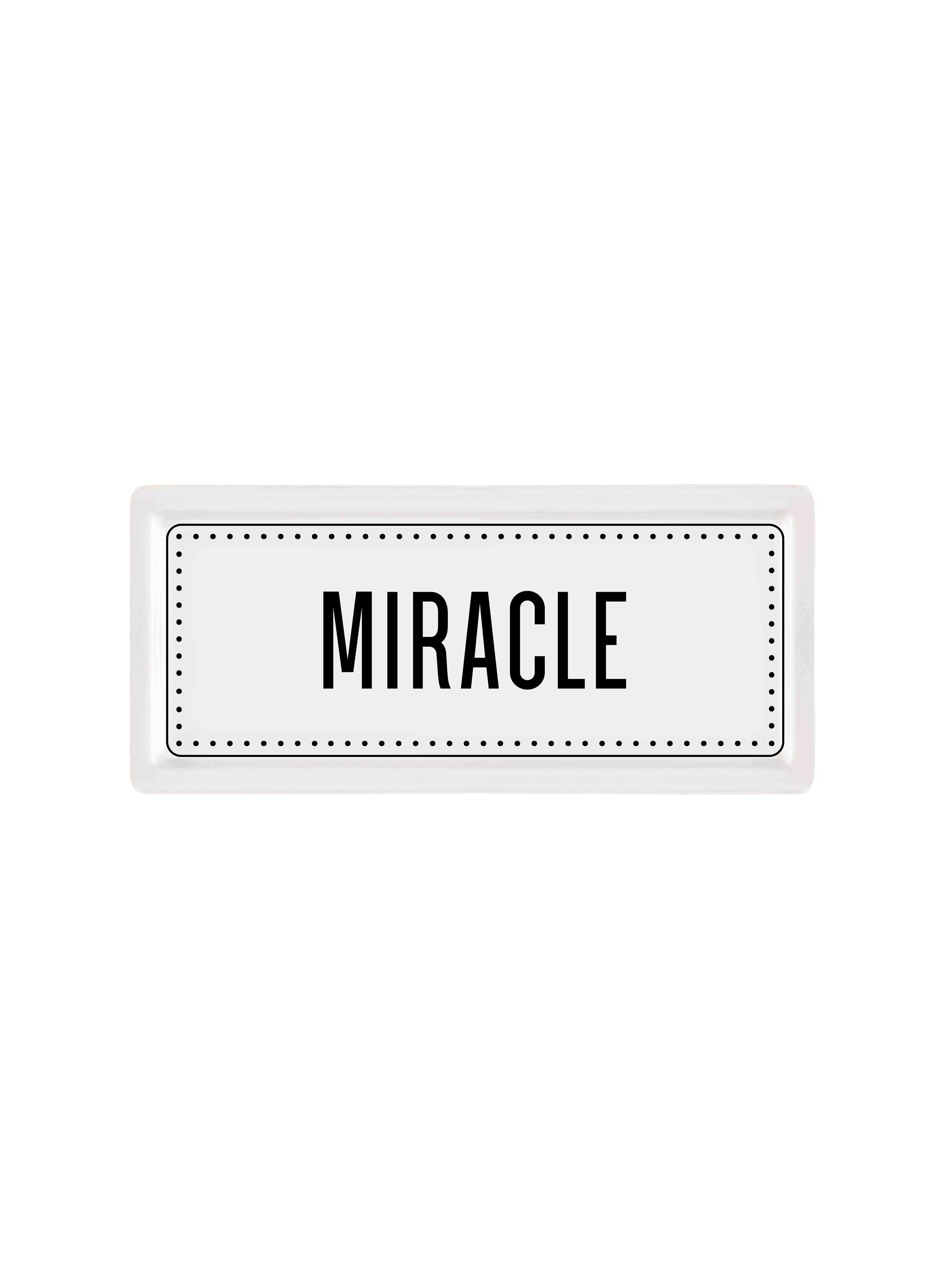 Dikdörtgen Servis Tabağı Miracle - 35 X 16 Cm