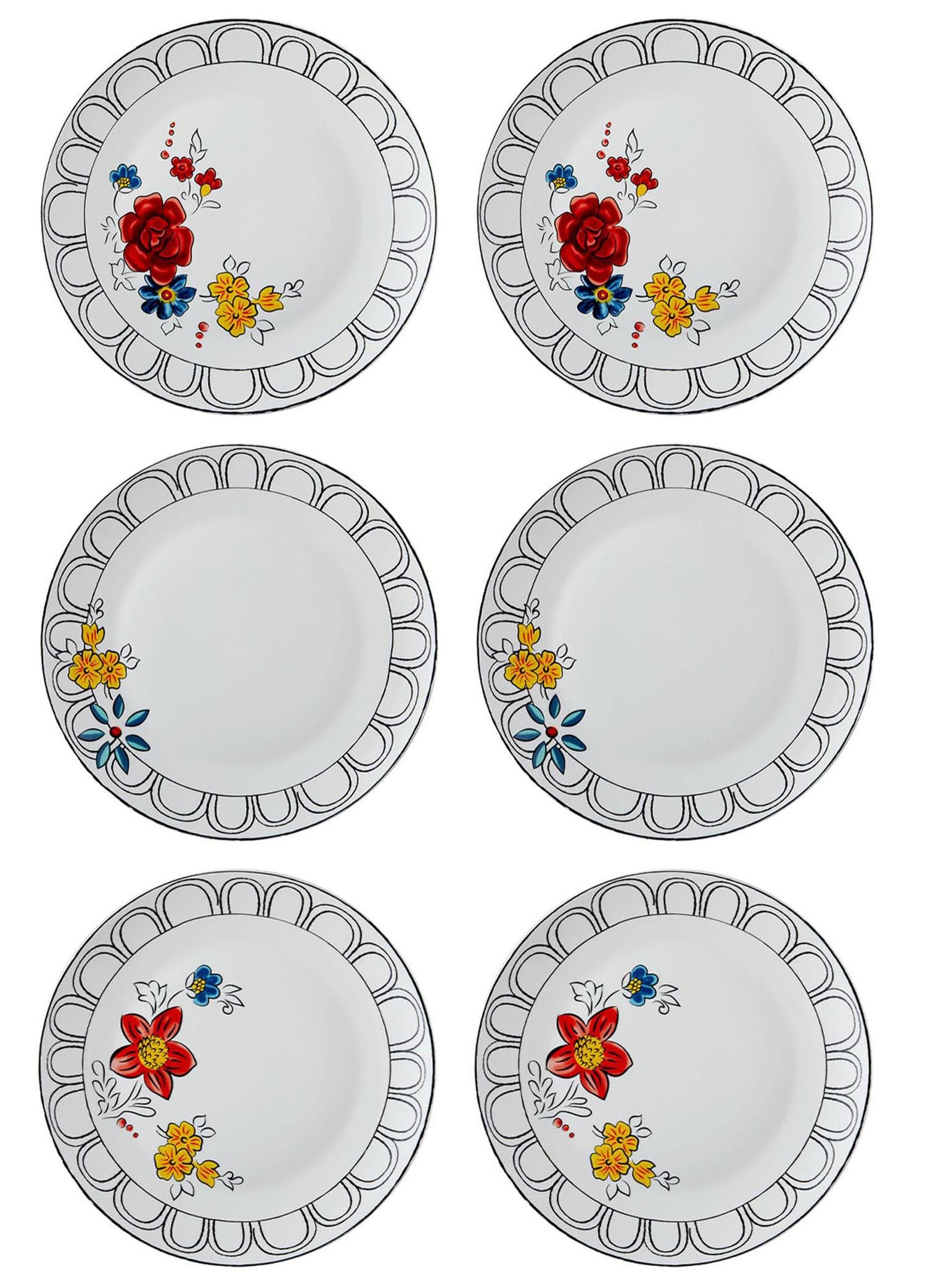Fiore Servis Tabağı 6 Kişilik