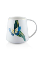 Folium Blue Porselen Kupa Kpa0262 340 Cc